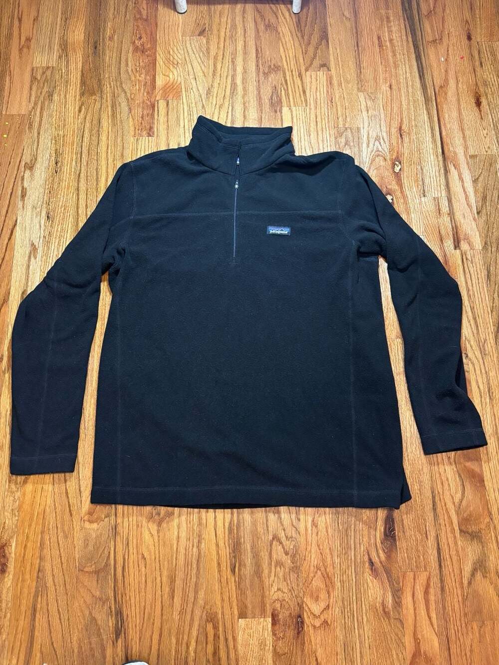 Patagonia Men's Micro D 1/4-Zip Fleece Pullover Black XL